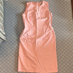 EUC Brooks Brothers Pink Midi Dress Sz 6